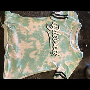 Blessed tee . Ties on one side